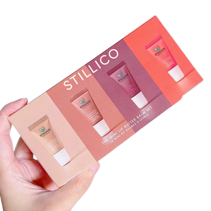 Stillico Lip Balm & Gloss – Hydraterende Lippenbalsem met Glanzende Finish – Transparante Olie met Vanille, Pink Sugar & Coffee Cake Geur