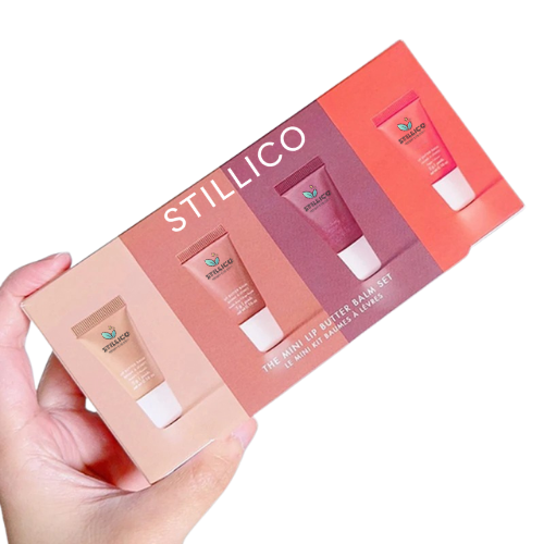 Stillico Lip Balm & Gloss – Hydraterende Lippenbalsem met Glanzende Finish – Transparante Olie met Vanille, Pink Sugar & Coffee Cake Geur