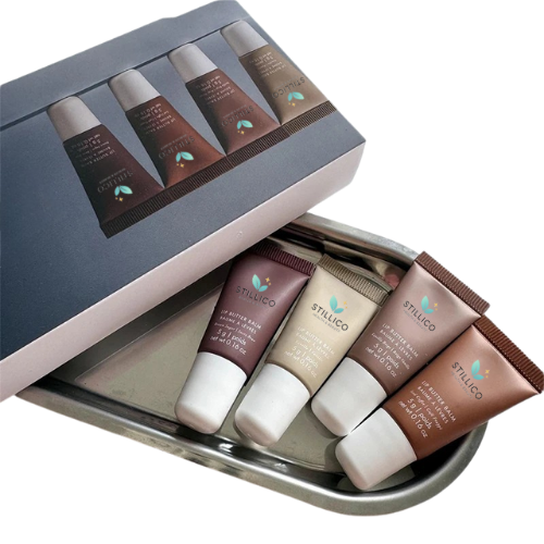 Stillico Lip Balm & Gloss – Hydraterende Lippenbalsem met Glanzende Finish – Transparante Olie met Vanille, Pink Sugar & Coffee Cake Geur