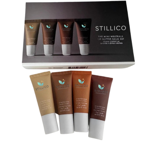 Stillico Lip Balm & Gloss – Hydraterende Lippenbalsem met Glanzende Finish – Transparante Olie met Vanille, Pink Sugar & Coffee Cake Geur