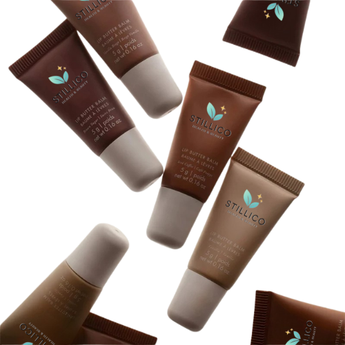 Stillico Lip Balm & Gloss – Hydraterende Lippenbalsem met Glanzende Finish – Transparante Olie met Vanille, Pink Sugar & Coffee Cake Geur