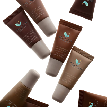 Stillico Lip Balm & Gloss – Hydraterende Lippenbalsem met Glanzende Finish – Transparante Olie met Vanille, Pink Sugar & Coffee Cake Geur