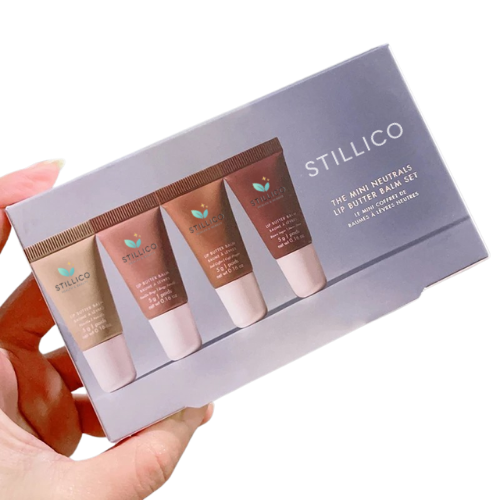 Stillico Lip Balm & Gloss – Hydraterende Lippenbalsem met Glanzende Finish – Transparante Olie met Vanille, Pink Sugar & Coffee Cake Geur