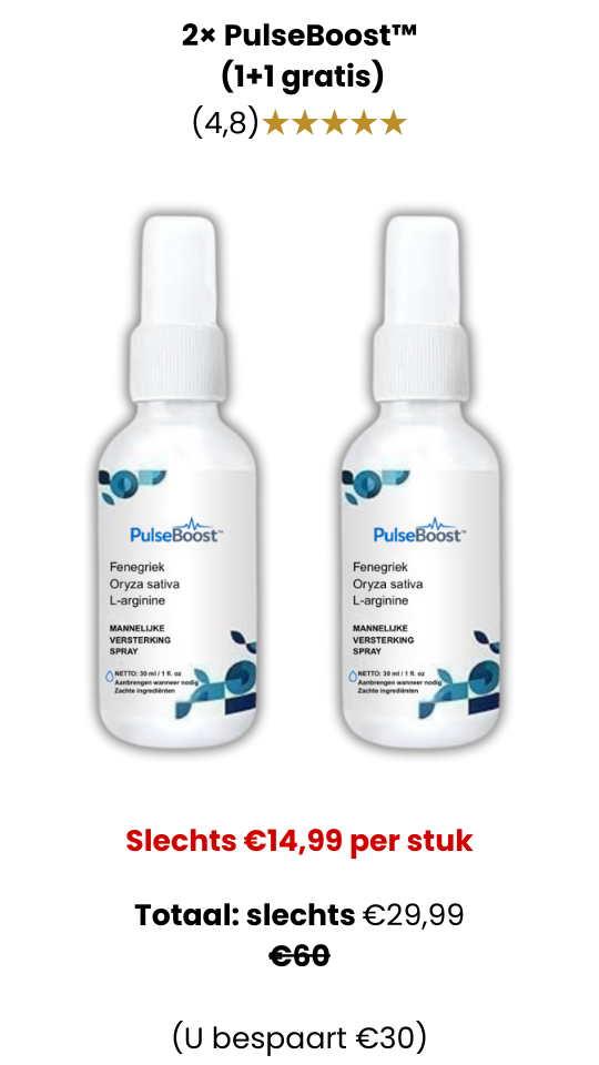 PulseBoost™ Algen-erectiespray | Stevige erecties binnen 1 minuut!